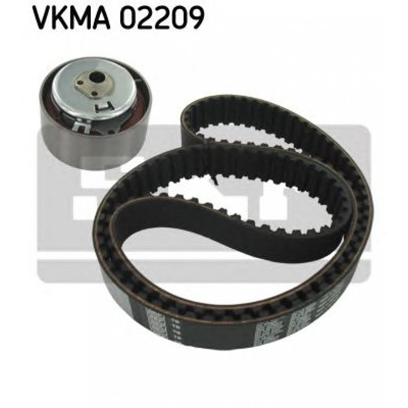 VKMA 02209 SKF Комплект (ремінь+ролики)